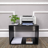 Printer Stand Shelf Desk Paper Storage Organzier Monitor Office Equipment Riser 10121