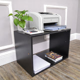Printer Stand Shelf Desk Paper Storage Organzier Monitor Office Equipment Riser 10121
