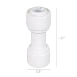 0.236 inches to 0.236 inches Tube push fit straight quick connect  10122-TUBE CONNECTOR