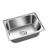 Stainless steel single bowl sink Cut out size 13.38 x 11 inche with drain 10122-SINK
