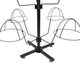 Countertop Hat Rack Headwear Wig Cap Display Tabletop Stand 24x24x37" 3-Tier 12 10125