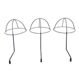 Wall Mount Hat Hold Headwear Organizer Wig Display Metal Wire Flexible 10126-3PK