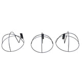 Wall Mount Hat Hold Headwear Organizer Wig Display Metal Wire Flexible 10126-3PK