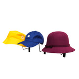 Wall Mount Hat Hold Headwear Organizer Wig Display Metal Wire Flexible 10126-3PK