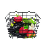 Metal Wire Basket Pantry Organizer Storage Bin for Toys Display Chips Concession 10127