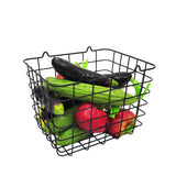 Metal Wire Basket Pantry Organizer Storage Bin for Toys Display Chips Concession 10127