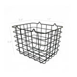 Metal Wire Basket Pantry Organizer Storage Bin for Toys Display Chips Concession 10127