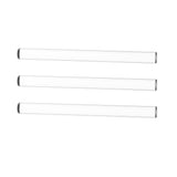 25mm (nominal 1") Diameter X 6" Long Acrylic Rod Plexiglass Stick Clear Lucite 10132-6"