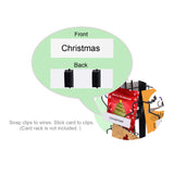 Greeting Card Category Card with Wire Mouting Clips 32 Card 5X1.3 Types 64 Clips 10138