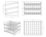 Stackable Can Rack Organizer Potato Chip Bag Storage Dispenser 17X12.8X14" 10145