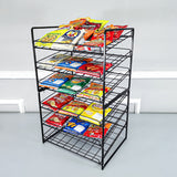 Stackable Can Rack Organizer Potato Chip Bag Storage Dispenser 17X12.8X14" 10145