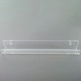 6PK Wall Mount 6 Pack Clear Acrylic Shelf for Nail Polish, Makeup, Action Figure 10146