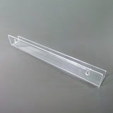 6PK Wall Mount 6 Pack Clear Acrylic Shelf for Nail Polish, Makeup, Action Figure 10146