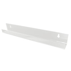 6PK Wall Mount 6 Pack Clear Acrylic Shelf for Nail Polish, Makeup, Action Figure 10146