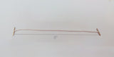 8" Dual-End Looped White Cotton Cord Barbed Cord Loop Band with Metal Barbs 100PK 101709
