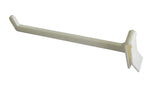4" Over The Top Display Hook in White Plastic 10PK 101718