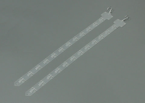 5PK Hanging Merchandising Strip Display Plastic Clip On Strips 101727
