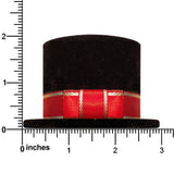 Unique Black Velour Top Hat Gift Box, Ring, Pin, Etc
