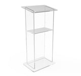 Clear Acrylic Lucite Podium Pulpit Lectern 43" Tall 102703