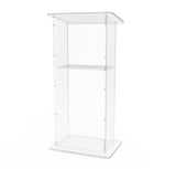 Clear Acrylic Lucite Podium Pulpit Lectern 43" Tall 102703