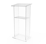 Clear Acrylic Lucite Podium Pulpit Lectern 43" Tall 102703