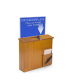 15"W x 13"H x 3.7"D,Suggestion box,Donation box,mail box,with clear acrylic sign holder 102705 MO