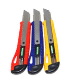PLASTIC UTILITY KNIFE BOX CUTTER PLASTIC SAFETY CUTTER 102718 6PK