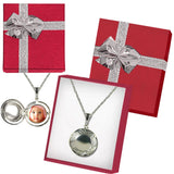 Forever Silver Plated Round Shaped Locket On An 18" Chain102751