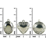 Forever Silver Plated Round Shaped Locket On An 18" Chain102751