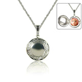 Forever Silver Plated Round Shaped Locket On An 18" Chain102751