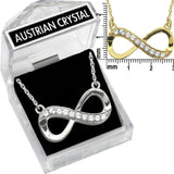 N746 Forever Silver Crystal Infinity Pendant In A Box102785