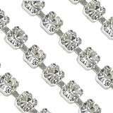 B4 Silver Plated 7" Crystal Tennis Bracelet In Gift Box102787