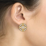 E247 Forever Gold Or Silver Plated Ring With Star Earrings102803-Gold