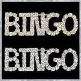 P603 Forever Silver Swarovski Crystal "Bingo" Pin102832-Silver