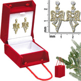 E933 Forever Silver Crystal Dancer Angel Earrings with gift box102840 Silver