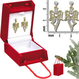 E933 Forever Gold Crystal Dancer Angel Earrings with gift box102840 Gold