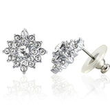 E245 Forever Silver Plated Cluster Earrings102860-Silver