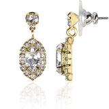 E264 Forever Gold Plated Marquis Dangle Earrings102861-Gold