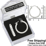 E229 Forever Gold Double Ball Full Hoop Earrings102862-Gold