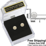 E211 Forever Gold Plated 7mm Cluster Ball Earrings102865-Gold