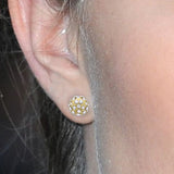 E211 Forever Gold Plated 7mm Cluster Ball Earrings102865-Gold