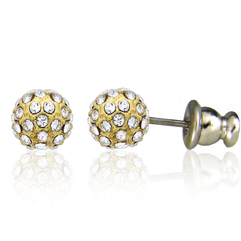 E211 Forever Gold Plated 7mm Cluster Ball Earrings102865-Gold