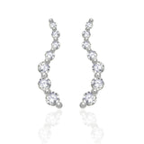 E250S Forever Silver Plated C.Z. Journey Of Life Earrings102989