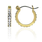 E221 Forever Gold Plated Small Full Hoop Earrings102997 Gold