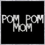 P697 Forever Silver Swarovski Crystal "Pom Pom Mom" Pin103026