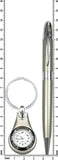 S4618TD Designer Key Ring Watch & Pen Set In Wooden Box103059