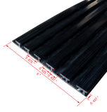 One Sided Slatwall Plastic Slatwall Panel Merchandising Slatwall Board