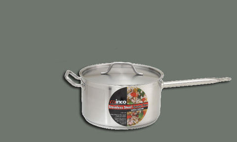 S/S Stock Pot 4.5 Qt w/ Cover, 7 7/8" x 5 1/2" (Dia x Depth) 103497