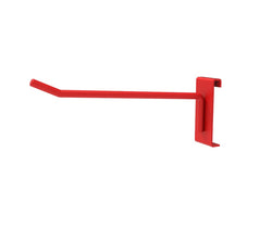 6" Gridwall Metal Hooks, Pack of 12, Red 10372-HOOKS-12PK