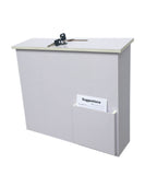 White Wood Collection Box Suggestion Box Donation Charity Box Fundraising Box